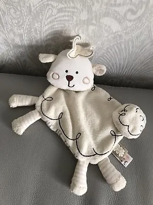 Natures Purest Sleepy Sheepy Sheep Lamb Comforter Blankie Soft Hug Toy Cream • £14.41
