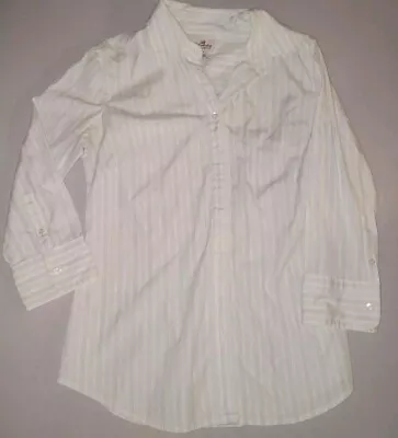 Women’s J Crew Haberdashery Spring  Button-Down Shirt XS 3/4 Sleeve • $8