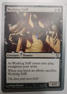 Working Stiff MTG Black Creature Card Magic The Gathering • $1.50