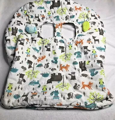 Eddie Bauer Reversible Cart & Highchair Cover Forest Animals In Package • $8