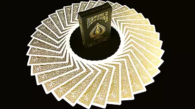 Bicycle MetalLuxe Gold Playing Cards Limited Edition By JOKARTE • $23.30