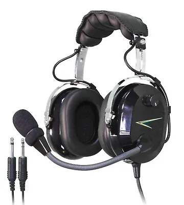 New Hd1200a Cobra Pilot Aviation Headset (black) With Free Headset Bag! • £95.55