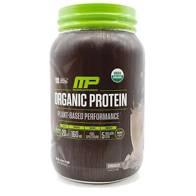 Muscle Pharm Organic Protein - Plant-Based Performance Chocolate 2.7 LBs • $48.99