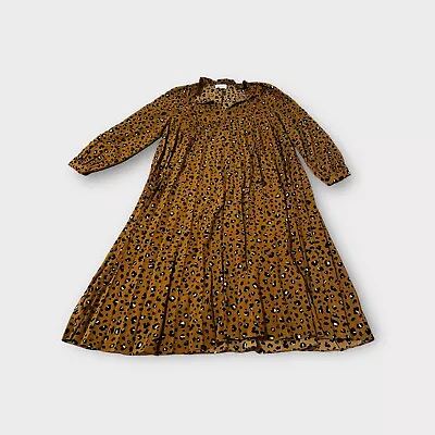 Paris Atelier And Other Stories Women's Leopard Print Maxi Dress Size US10 • $37