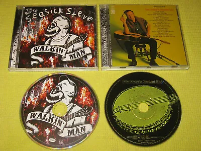 £4.99 • Buy Pete Seeger’s Greatest Hits & Seasick Steve The Best Of 2 CD Albums Folk Rock