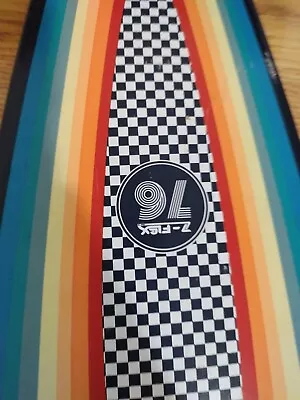 Z-FLEX 76 Longboard 38” X 9” Complete W/ Deck Trucks Wheels Pintail Retro Colors • $100