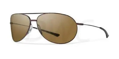 SMITH ROCKFORD 0TRF/F1 Semimatte Brown Aviator Sunglasses  • $78