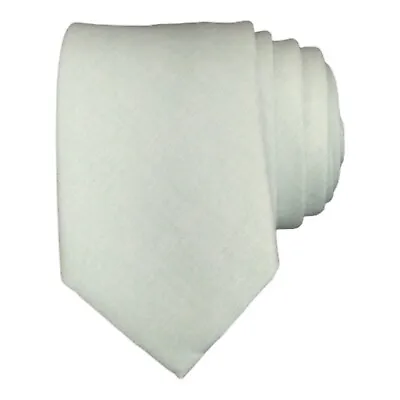 14th UNION Mens Slim Tie 2.5 Mint Green Solid Linen Narrow Dress Suit Necktie • $12.49