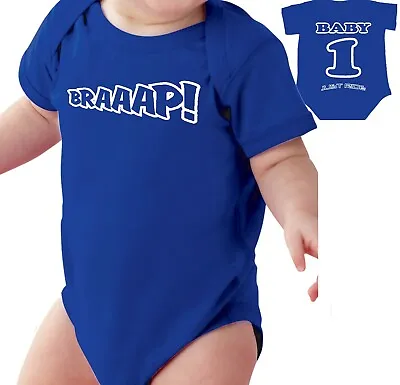 Braaap! Baby T Shirt Creeper Infant One Piece Moto Mx Motocross Just Ride • $18.99