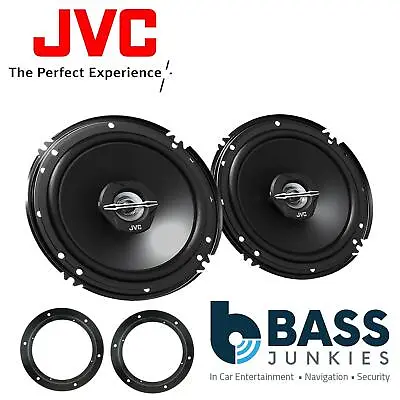 JVC 16cm 6.5 600 Watts 2 Way Front Door Car Speakers Kit For VW Golf MK5 2004-08 • £34.95