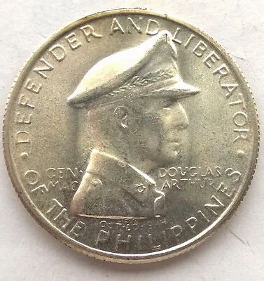 Philippines 1947 MacArthur Peso Silver Coin • $66.60