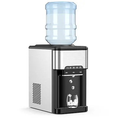 $299.98 • Buy 3-in-1 Water Cooler Dispenser With Built-in Ice Maker W/ 3 Temperature Settings