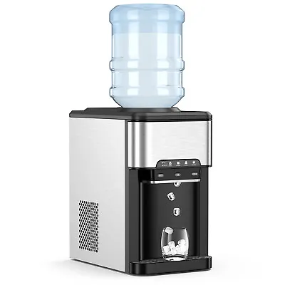 3-in-1 Water Cooler Dispenser With Built-in Ice Maker W/ 3 Temperature Settings • $279.98