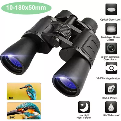 Day/Night Military Telescope 10-1800X50mm Zoom HD Binoculars Hunting Telescope • $29