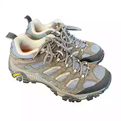 Merrell Continuum Vibram Women's Sz 8 Hiking Walking Gray Trail Shoes - J87762 • $12.99