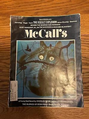 McCall’s Magazine March 1970 The Occult Explosion Satan Worship Sharon Tate Murd • $15