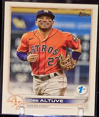 2022 Topps 1st Edition #278 Jose Altuve Houston Astros • $1