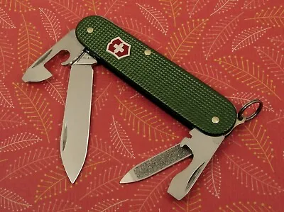 Swiss Bianco Exclusive Victorinox Cadet OD Green Alox Swiss Army Knife • $326.79