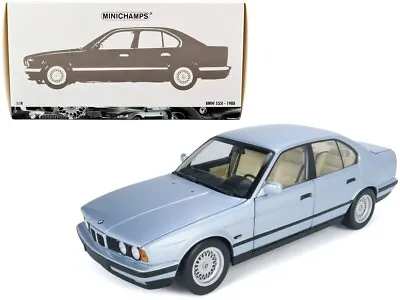 $229.89 • Buy 1/18 1986 Bmw 535I (E34) Light Blue Metallic Diecast Car Minichamps 100024007