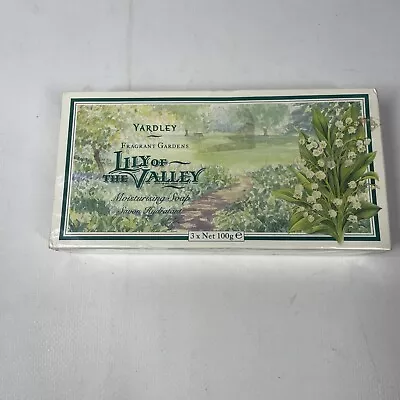 £9.49 • Buy Vintage YARDLEY Lily Of The Valley 3 X 100g Luxury Soaps BRAND NEW SEALED 