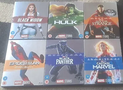 Marvel Job Lot Including The Incredible Hulk (Blue Ray) With Collectable Sleeve  • £10