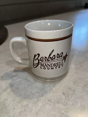 Vintage 1985 Barbara Mandrell Country Coffee Mug - Nashville Country Music! • $18.99