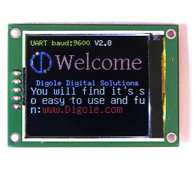 1.8  Serial:UART/I2C/SPI True Color TFT LCD 160x128 Display Module For Arduino • $14.99