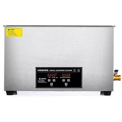CREWORKS 30L Ultrasonic Cleaner Machine For Machine Parts Retainer Glasses Watch • $219.79