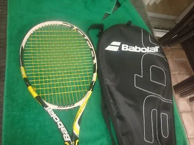 BABOLAT AERO PRO DRIVE  MP 100 TENNIS RACQUET 10.6 Oz. 4 1/4  Grip W/Case • $79