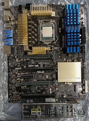 $355 • Buy ASUS Z97-WS Motherboard Rev 1.02 - Populated With Processor, Memory, And TPM1