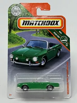 2019 Matchbox MBX Road Trip Green VOLKSWAGEN TYPE 34 KARMANN GHIA • $5.99