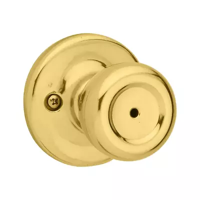 Brass Mobile Home Polished Bed/bath Door Knob With Microban Antimicrobial Tech • $13.29