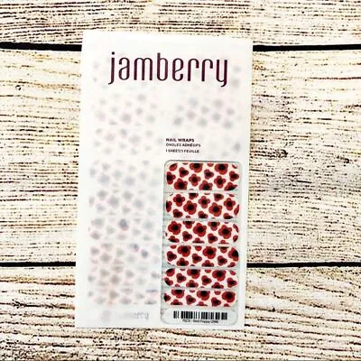 Jamberry Full Sheet Of Nail Wraps In Red Poppy • $20.33