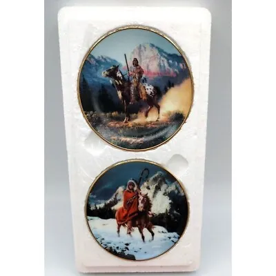 Mystic Warrior Mini Plate Hamilton Coll. Top Gun Blue Thunder Decor 97 Chuck Ren • $27.99