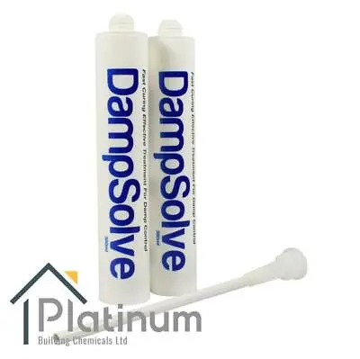 £20.50 • Buy 2 X DAMPSOLVE Damp Proof Injection Cream | DPC Course Rising Damp Treatment