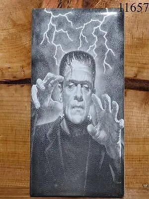 Frankenstein Decorative Tile Halloween Monsters Horror Movie Laser Etched  3 X 6 • £19.27