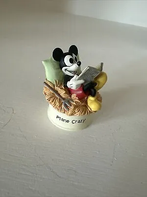 Disney Lenox “Plane Crazy”  Mickey Mouse Thimble • $18