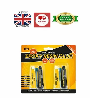 £2.90 • Buy Epoxy Resin Glue Extra Strong Adhesive Super Bond Hardener Metal Plastic Wood✅