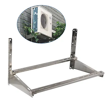 £38 • Buy Stainless Steel Air Conditioner Wall Bracket Rack For Outdoor External Condenser
