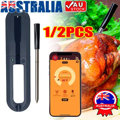 Meat Food Steak Wireless Thermometer Dual Sensors BBQ Grill Smart Bluetooth RO • $6.96