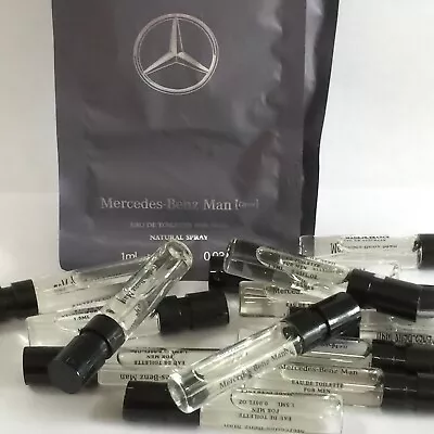 16 Mercedes Benz MAN Eau De Toilette .03oz Spray Vial New  NO Cards. • $18