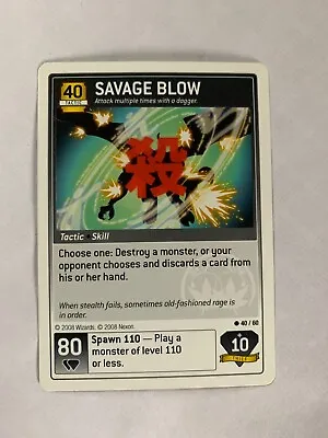 2007 MapleStory Trading Card Game Savage Blow #40 0b5 • $5