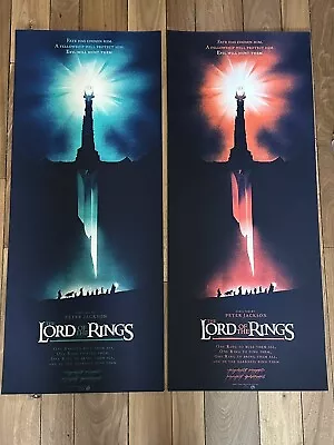 The Lord Of The Rings By Olly Moss Poster Print Set Variant Mondo Signed Number • $910