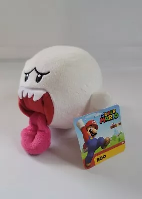 World Of Nintendo BOO Plush Super Mario Plush Jakks Pacific Ghost Enemy White  • $14.95