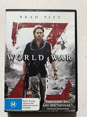 Ex Rental World War Z DVD Region 4 PAL Pitt Enos Dale Fox No Scratches • $3.85