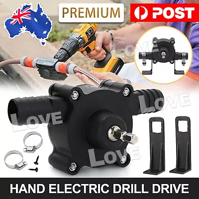 $11.95 • Buy Hand Electric Drill Drive Self Priming Pump Water Oil Transfer Small Pumps Home