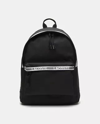 Lacoste Neocroc Black Backpack With Laptop Compartment • £38.24