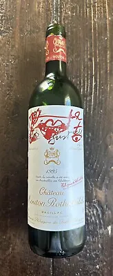 Chateau Mouton Rothschild Wine Bottle Empty 1995 RARE France Collectible 750 ML • $90