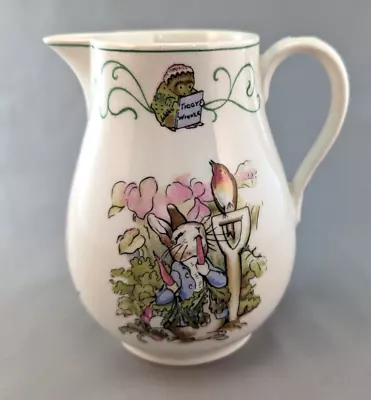 Wedgwood Barlaston Beatrix Potter Peter Rabbit Milk Pitcher • $47.50