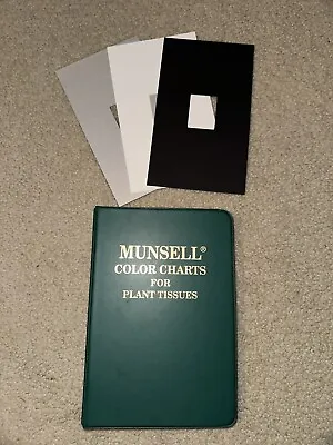 Munsell Color Charts For Plant Tissues 1977 Edition 6-ring Binder W/ Inserts • $300